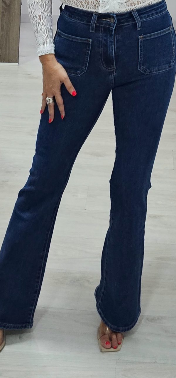 Pantalón Campana Bolsillos