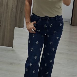 Pantalón Vaquero Bordados
