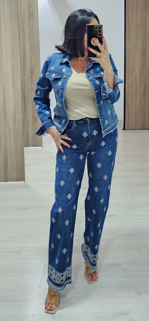 Pantalón Vaquero Bordados - Imagen 5