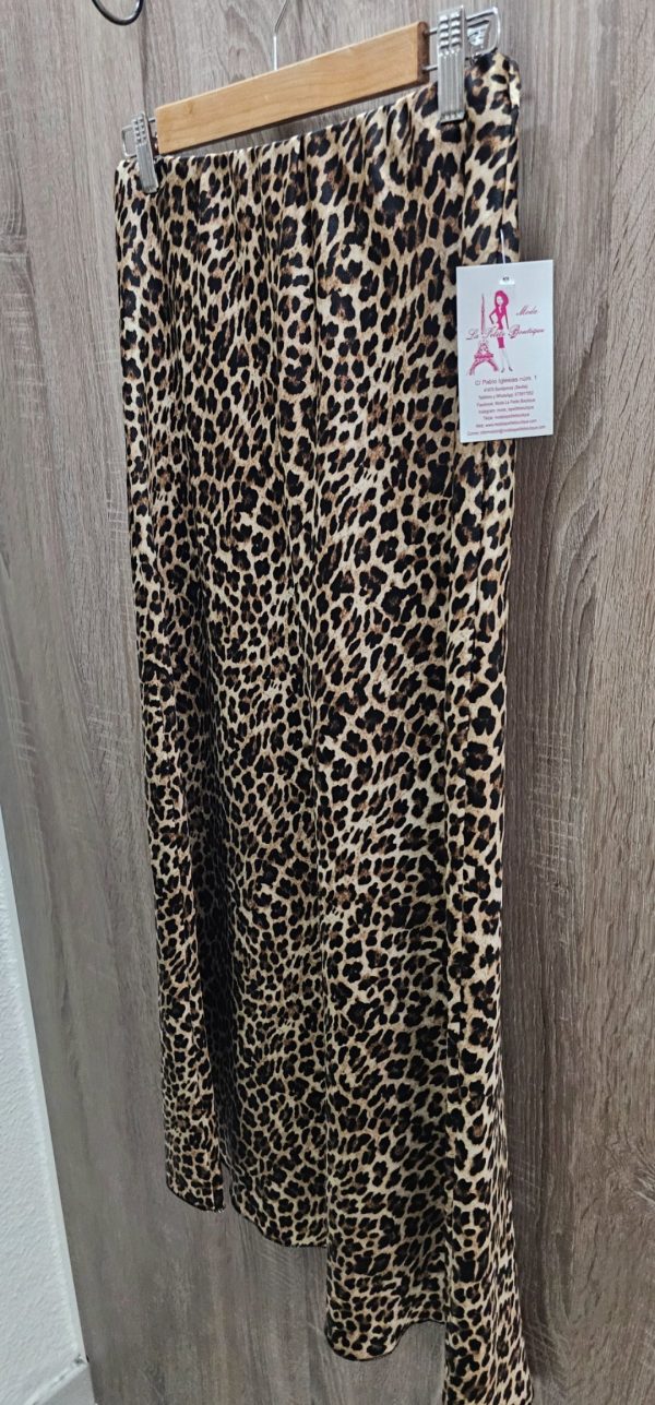 Falda midi raso prints - Imagen 7