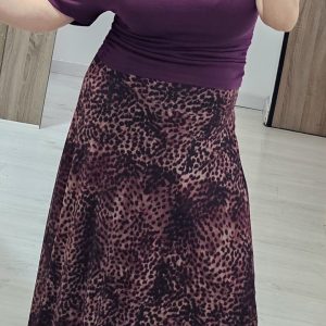 Falda prints tull